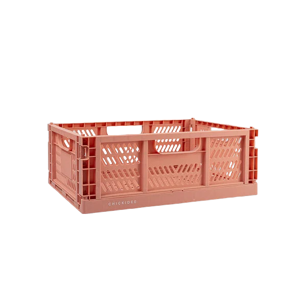 Chickidee Rust Biggie Folding Storage Crate
