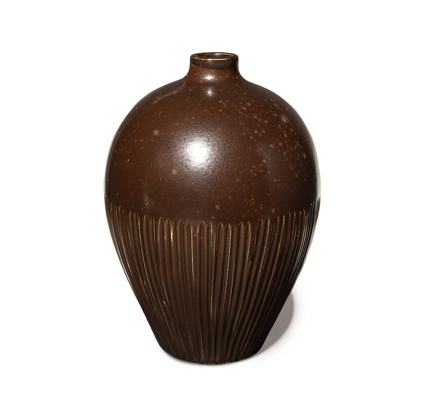 Lindform Large Ebba Brown Freckles Vase