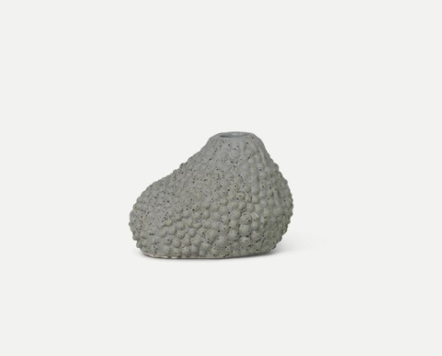 Ferm Living Vulca Mini Vase Grey dots