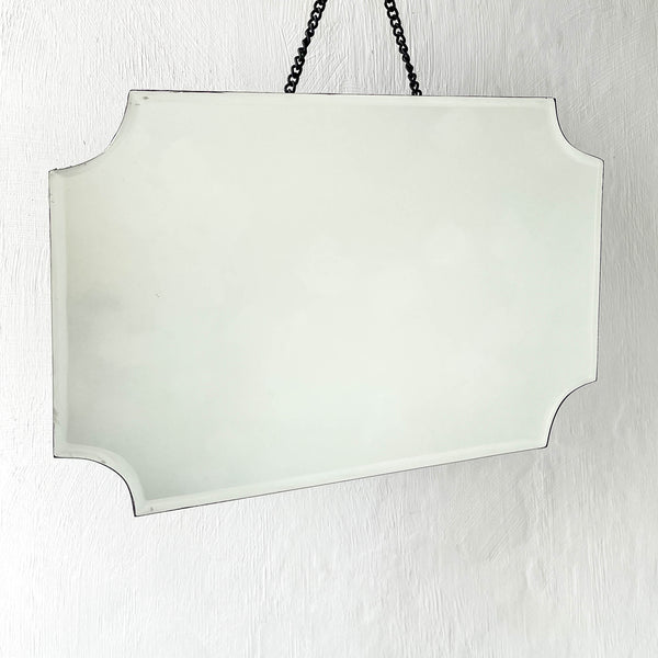 Vintage Style Bevelled Mirror - Coved