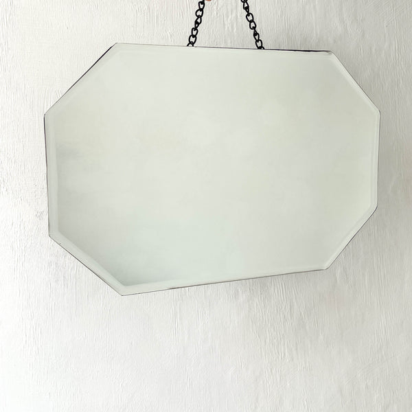 Vintage Style Bevelled Mirror - Simple