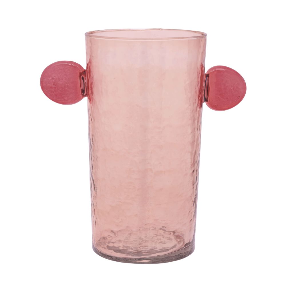 Urban Nature Culture Urban Nature Culture Object Vase With Recycled Glass Ears, Peach Cream