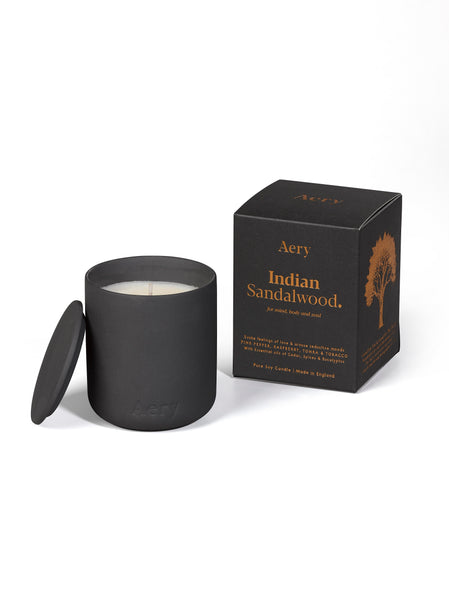 Aery Indian Sandalwood Scented Candle 