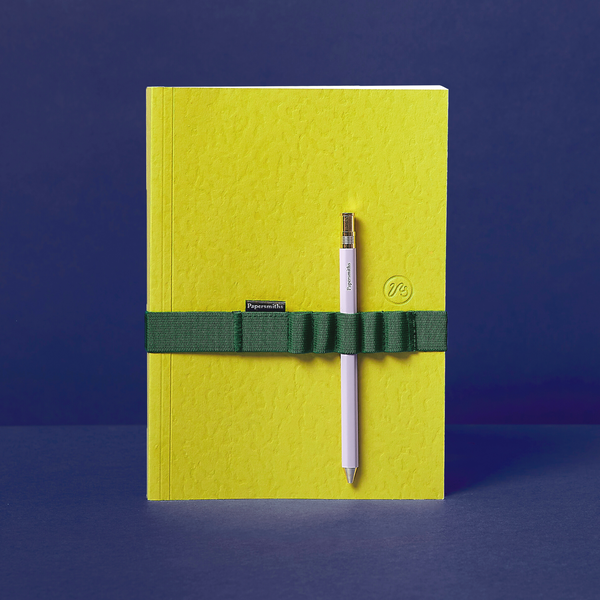 Papersmiths Notebook, Pen And Band Trio - Limoncello