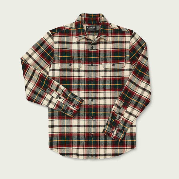 Vintage Flannel Work Shirt - Sand/ironwood Plaid