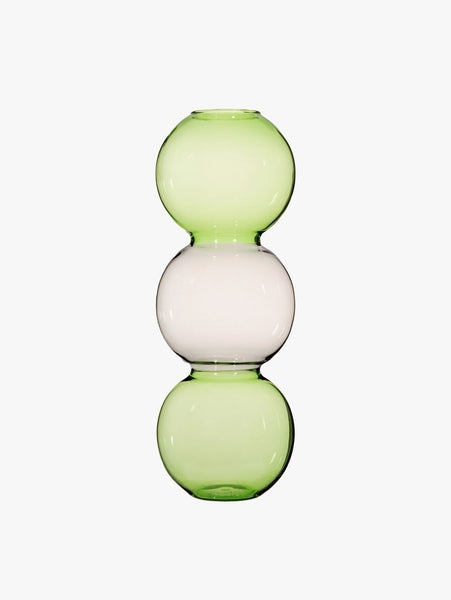 sass-and-belle-triple-bubble-vase-grey-and-olive