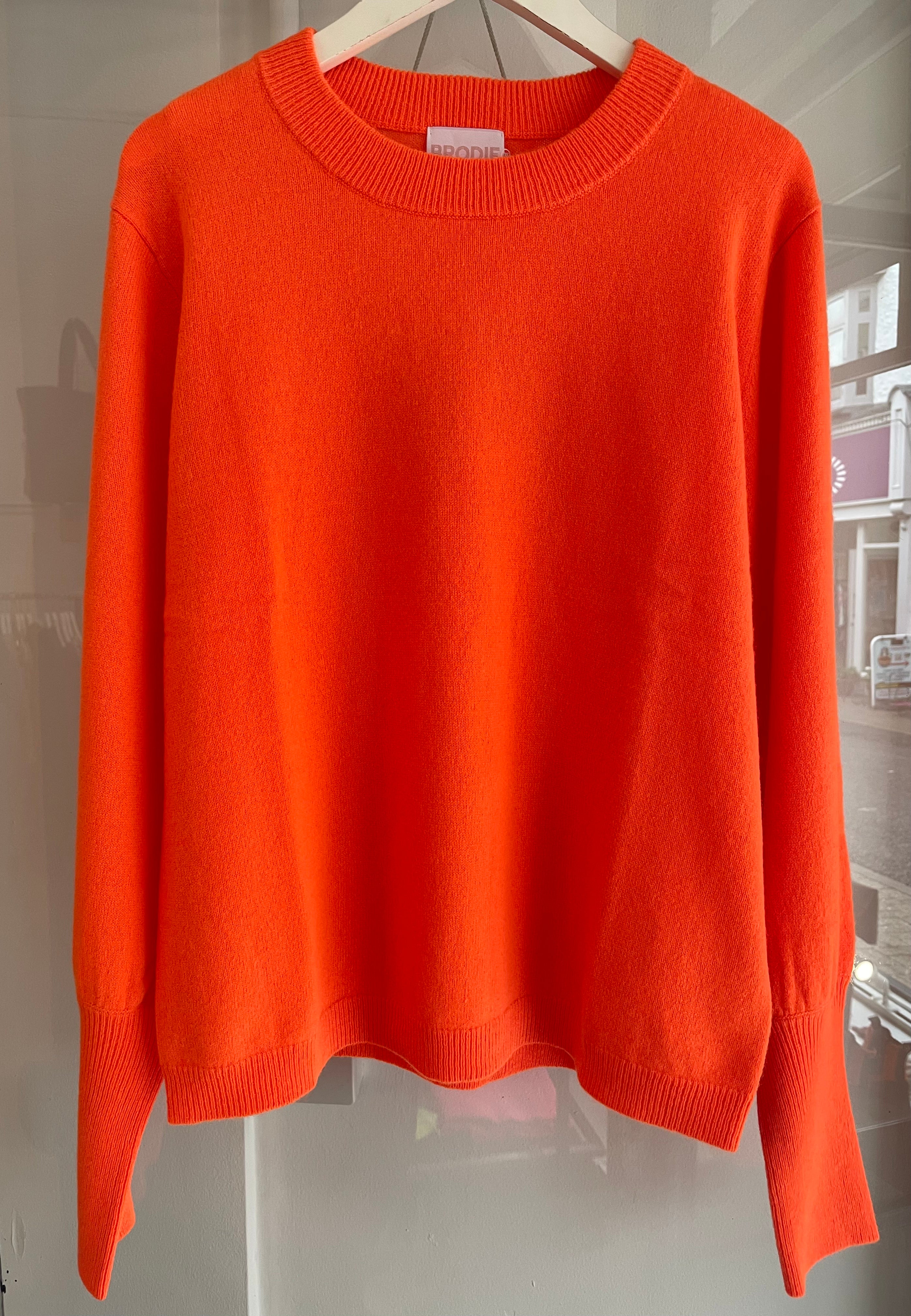 Neon Orange Nancy Crew Sweat