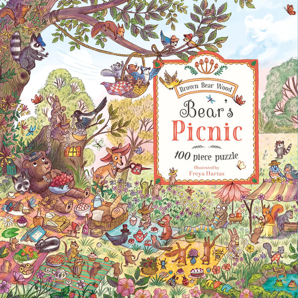 Beldi Maison Bear's Picnic 100 Piece Puzzle