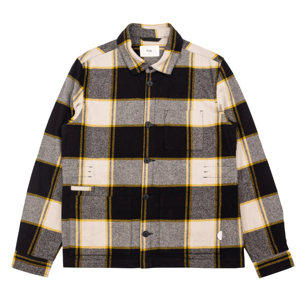 Assembly Jacket - Mustard Black Check