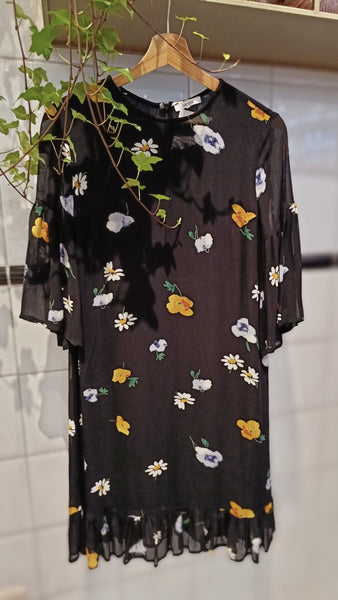 Ganni | Flower Dress - Black