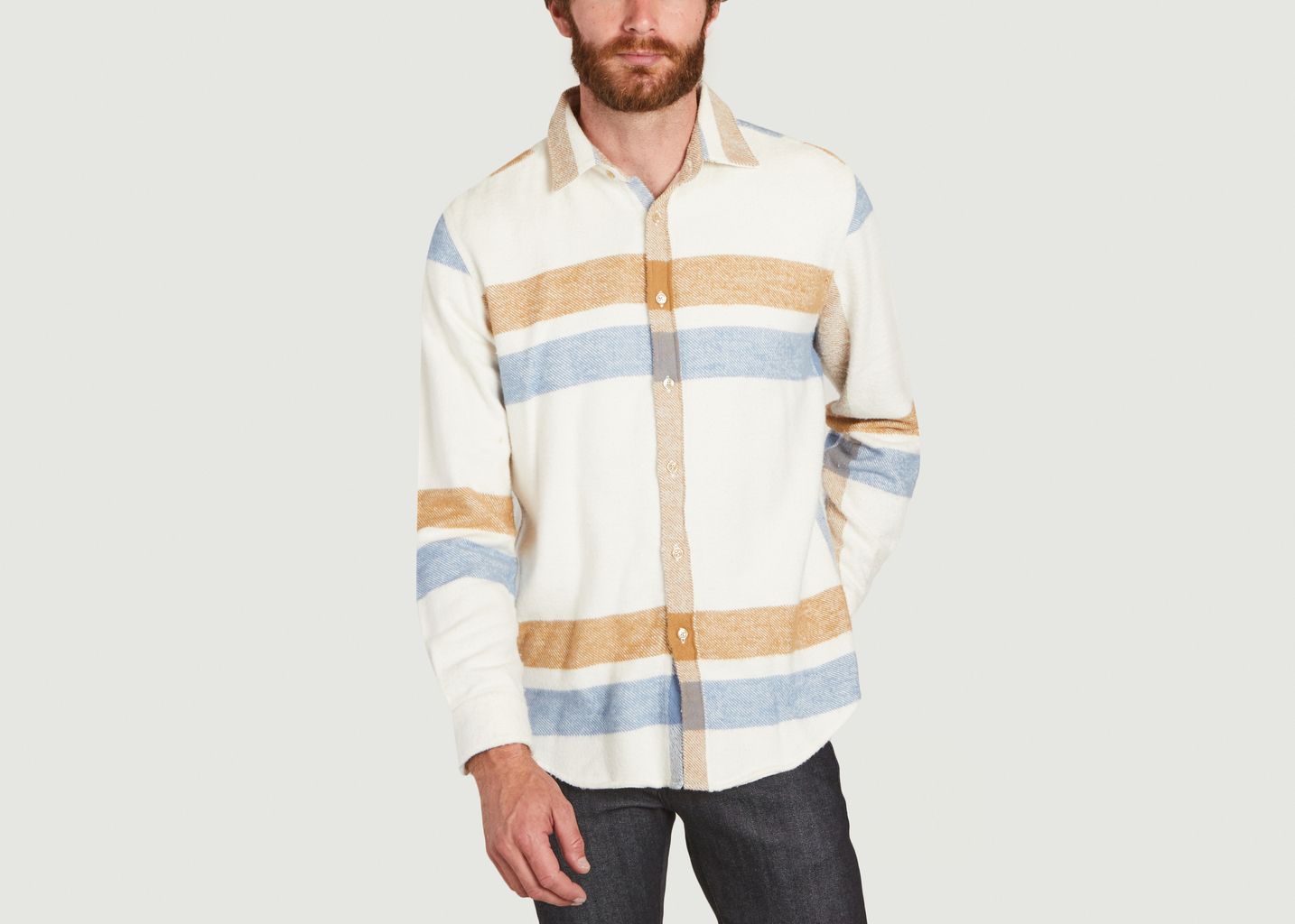 Misaligned Check Shirt