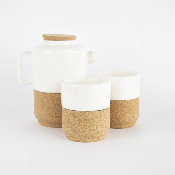 Tea For Two Gift Set In Cream