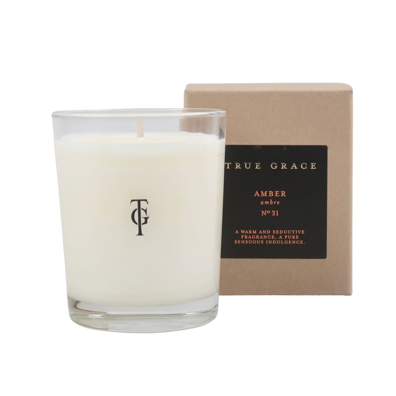 True Grace Amber Scented Candle by True Grace