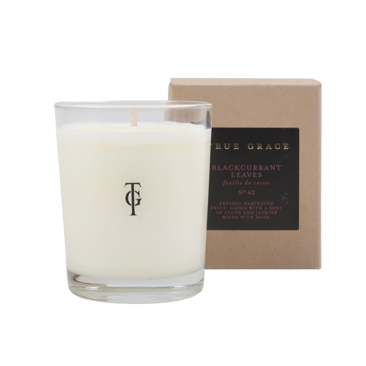 True Grace Blackcurrant Leaves Scented Candle by True Grace