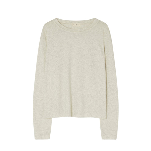 American Vintage Ypawood Cotton/modal Blend Sweatshirt Polar Grey