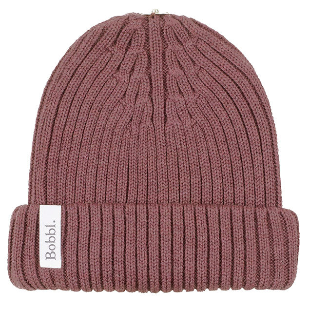 Wool Hat In Dusk Pink