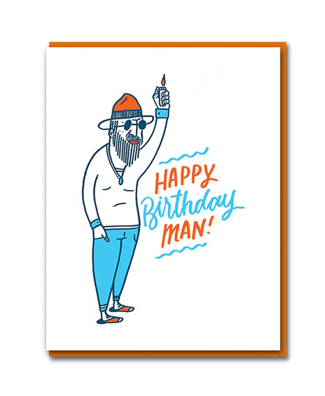 Happy Birthday Man Card