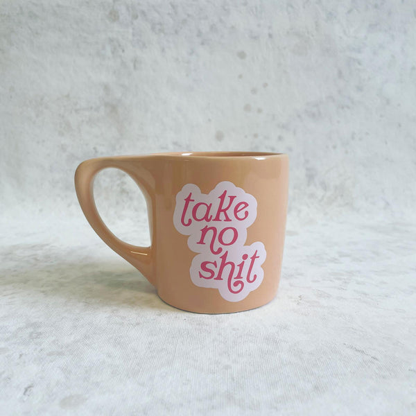 Talking Out of Turn Take No Shit Gift Boxed Mug