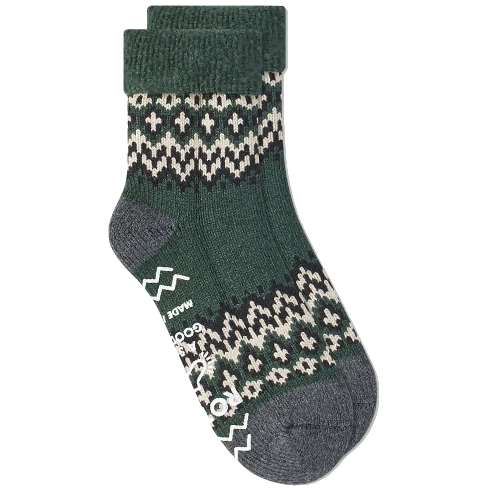 Rototo | Nordic Comfy Room Socks | Green