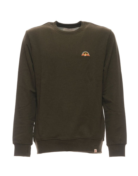 Sweatshirt For Man 2732 Army-mel