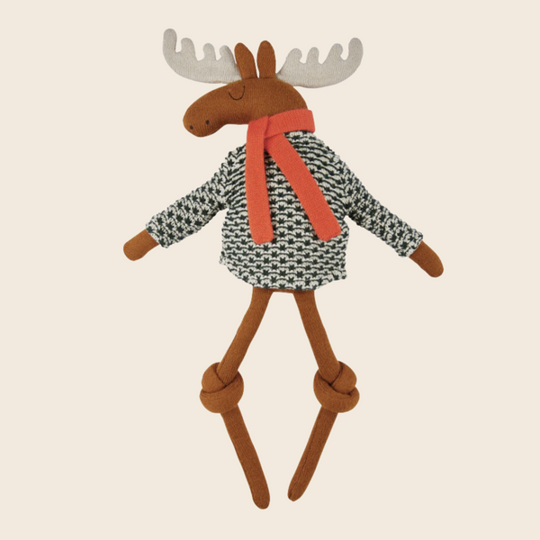 Knitted Moose Doll