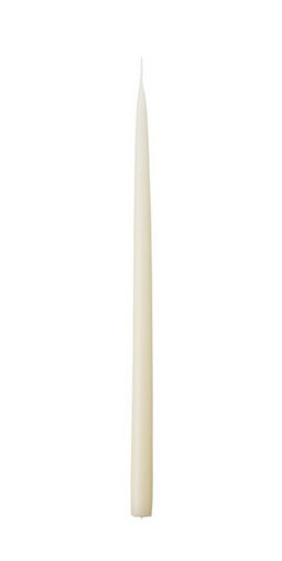 Kunstindustrien Set of 4 dipped Candles, 28cm, Off white
