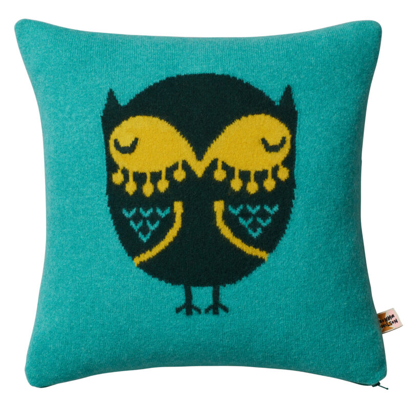 Donna Wilson Owl Cushion – Green