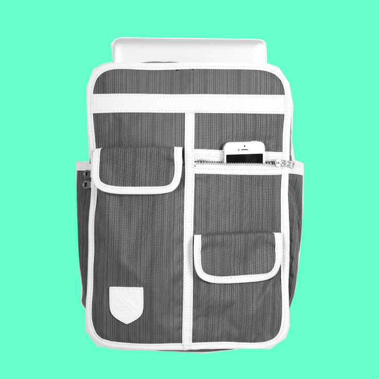 Goodordering Graphite HI VIS Retro Style Backpack