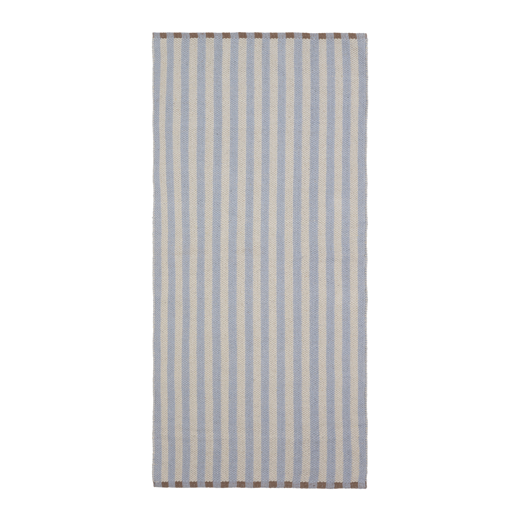 Lamel Cotton Rug - Serenity Blue & Warm Grey