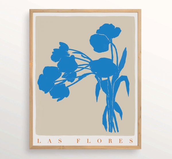 Carla Llanos Flowers #2 Print