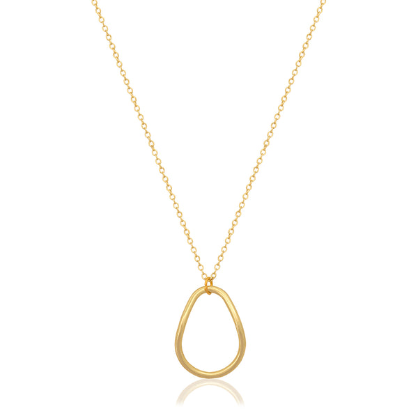 Gold Pear Necklace