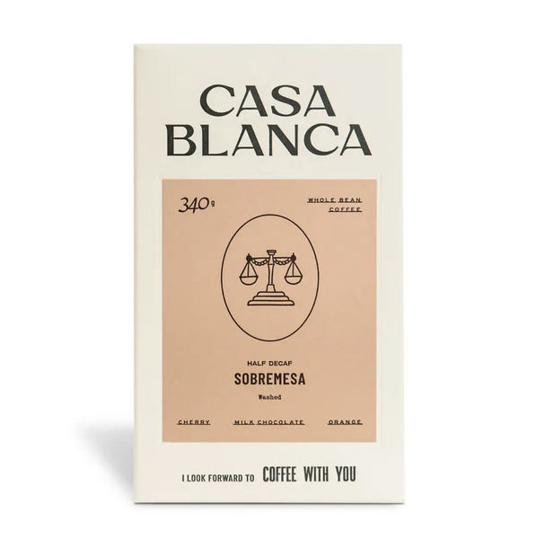 Casa Blanca Coffee Roasters Sobremesa - Half Decaf Coffee Blend - Ground