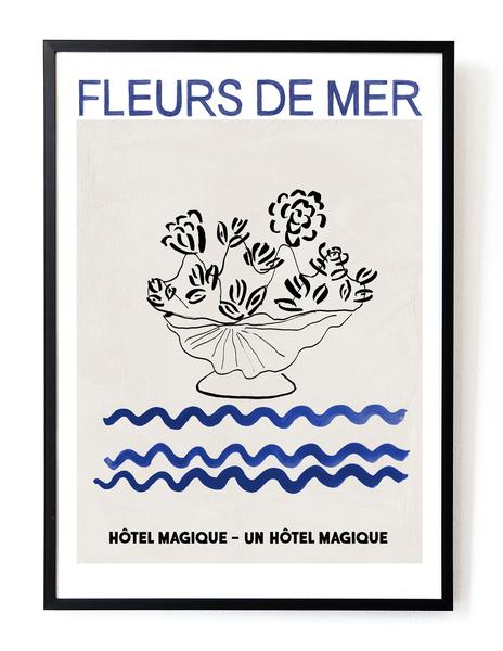 Hotel Magique Fleurs De La Mers Print A3