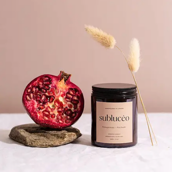 Pomegranate + Patchouli Candle