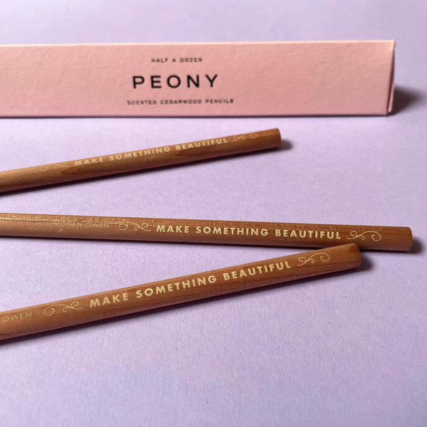 Peony Scented Pencils