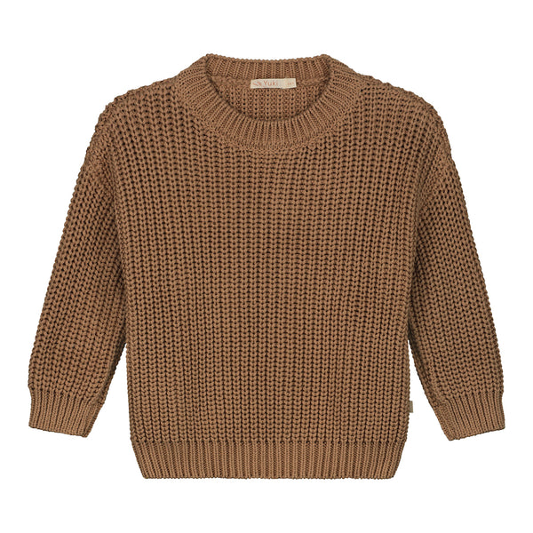 Walnut Chunky Knitted Originals Sweater