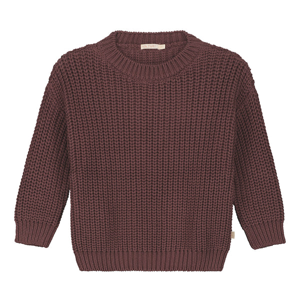 Fig Chunky Knitted Originals Sweater