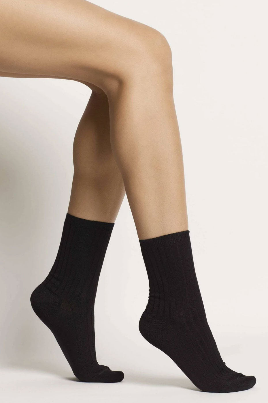 Black Organic Cotton Socks