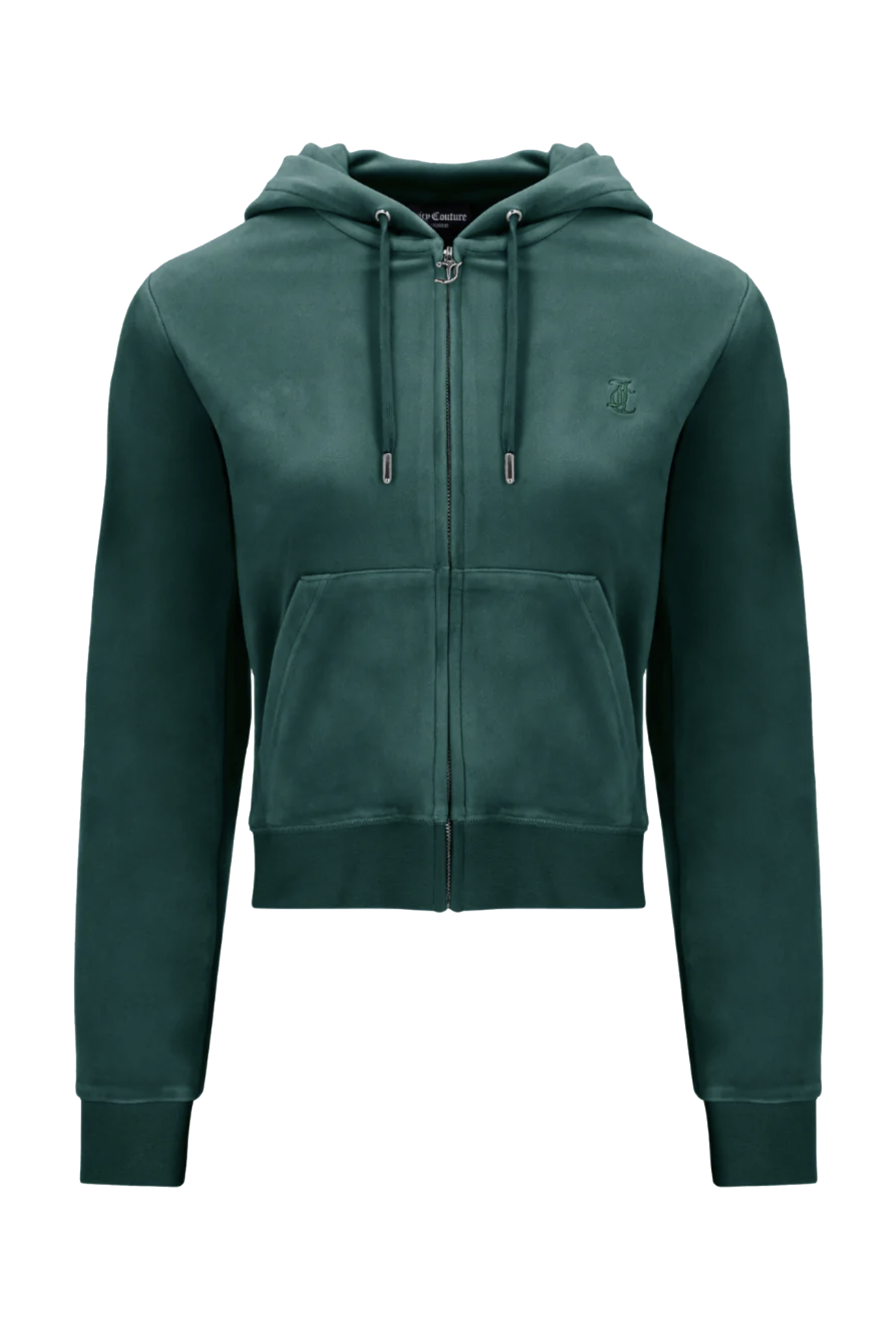 Juicy Couture Robertson Classic Velour Hoodie - Rain Forest