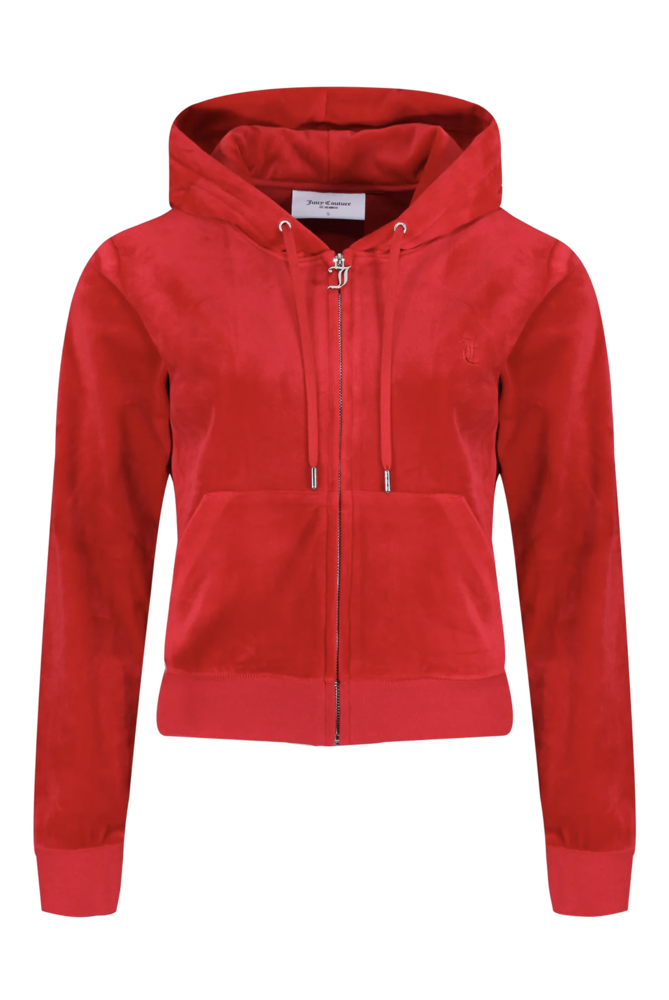 Juicy Couture Robertson Classic Velour Hoodie - Astor Red