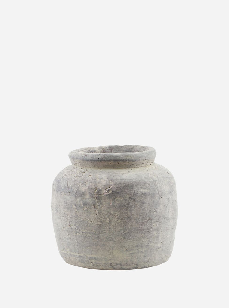 Small Rustic Vase In Concrete