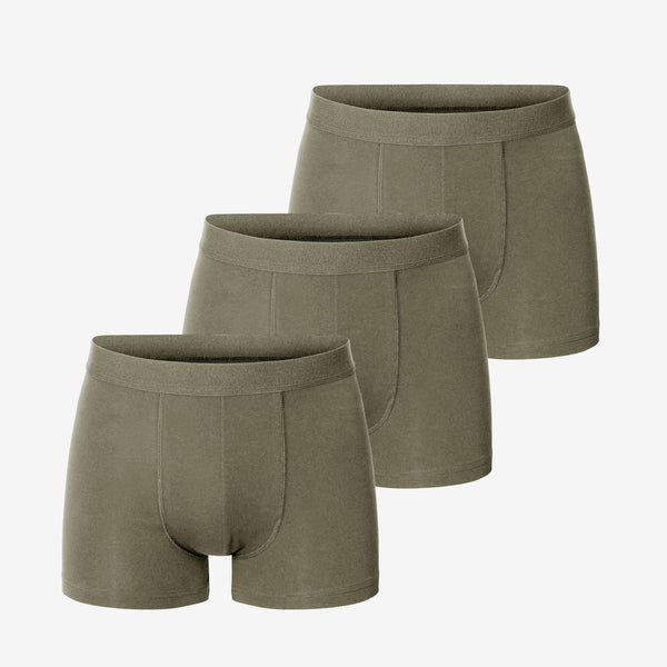 Bread and Boxers 3-pack Boxer Brief - Army Green