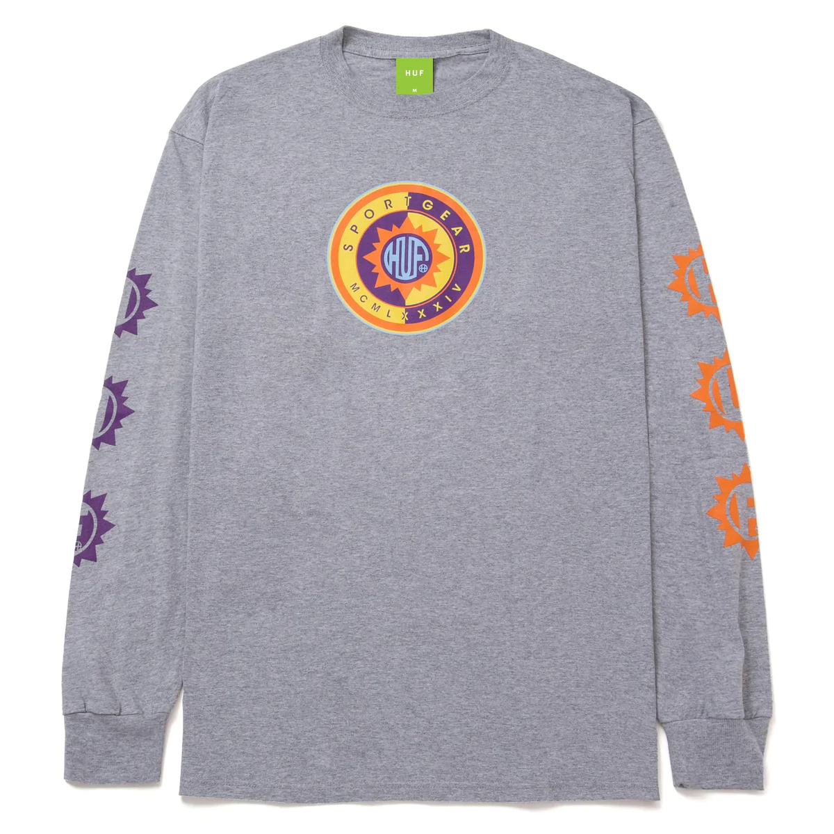 Sun God LS T-Shirt - Athletic Grey