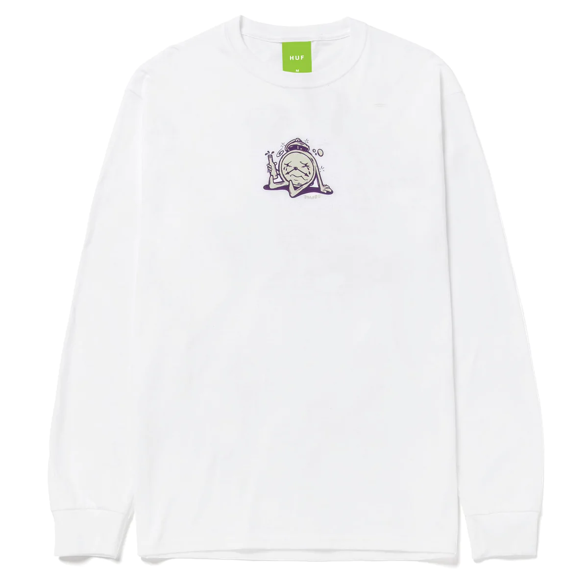 Wasted Time LS T-Shirt - White