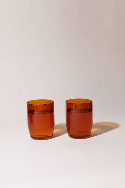 Yield - 12 Oz Century Amber Glass Set