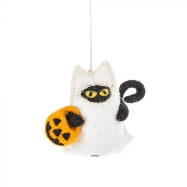 Felt So Good Boo The Cat Hanging Felt Decoration