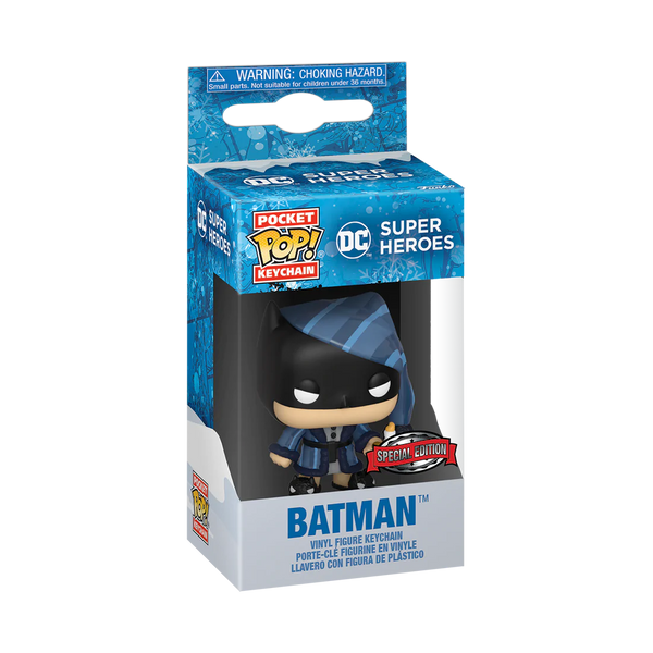 Pocket Pop Keychain - Dc Super Heroes Holiday Batman