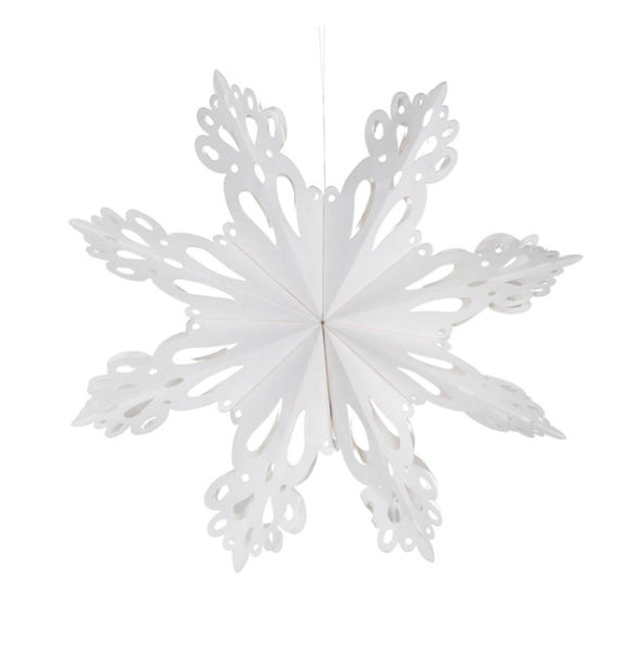 Garden Trading Maddox Warm White Paper Snowflake - Large