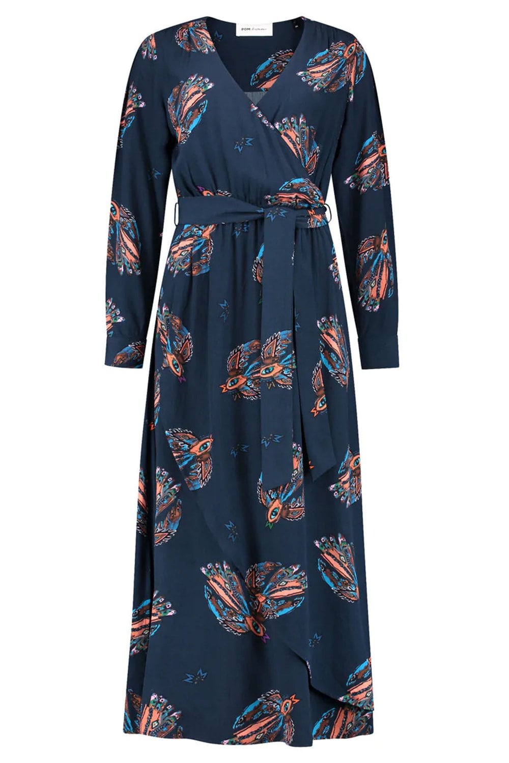 pom-amsterdam-leah-mythical-birds-blue-dress