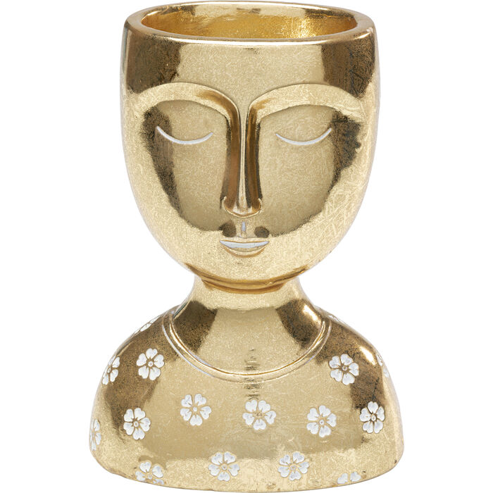 Joca Home Concept Deco Object Daisy Head Gold 19cm